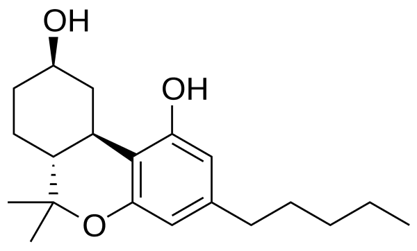 hydroxyhexahydrocannabinol Structure